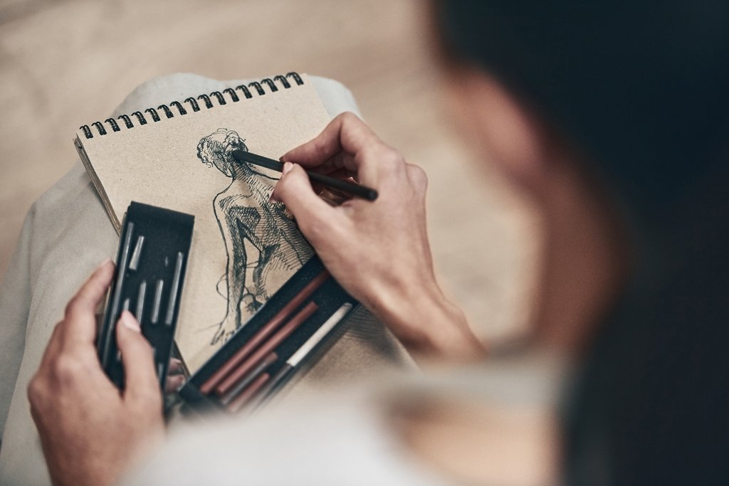 curso de dibujo al natural en El Almacén de Amapro Ibáñez